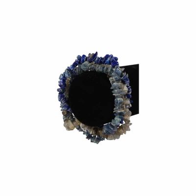 Edelsteen Splitarmband Sodaliet/ Labradoriet/ Kyaniet