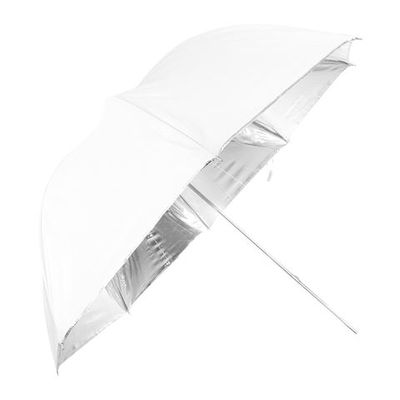 Falcon eyes flitsparaplu ur-48s zilver/wit 122 cm