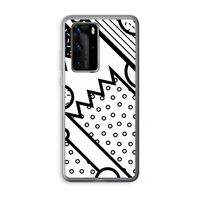 Pop Art #4: Huawei P40 Pro Transparant Hoesje