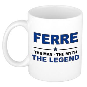 Ferre The man, The myth the legend cadeau koffie mok / thee beker 300 ml