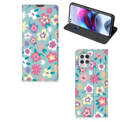 Motorola Moto G100 Smart Cover Flower Power Motorola Moto G100 Smart Cover Flower Power