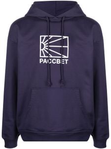 RASSVET hoodie à logo imprimé - Bleu