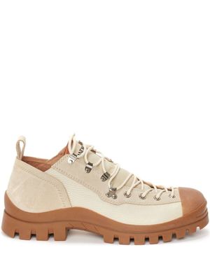 JW Anderson chaussures lacées à logo brodé - Tons neutres