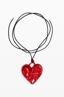 Rode hartketting zalio - RED - U