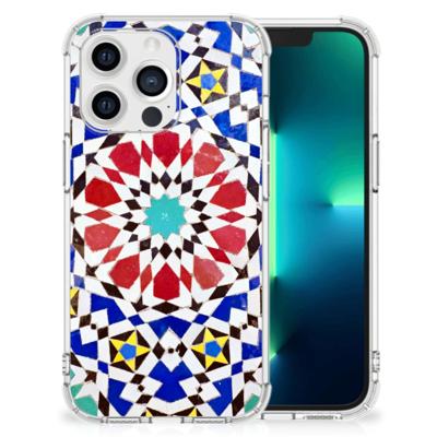 Apple iPhone 13 Pro Anti-Shock Hoesje Mozaïek Apple iPhone 13 Pro Anti-Shock Hoesje Mozaïek