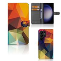 Samsung Galaxy S23 Ultra | Book Case | Polygon Color