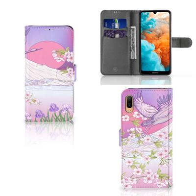 Huawei Y6 (2019) | Telefoonhoesje | Met pasjeshouder | Bird Flying