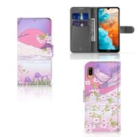 Huawei Y6 (2019) | Telefoonhoesje | Met pasjeshouder | Bird Flying