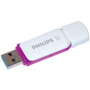 Philips FM64FD75B USB flash drive 64 GB USB Type-A 3.0 (3.1 Gen 1) Paars, Wit