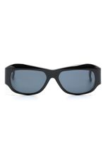 Versace Pre-Owned lunettes de soleil T75 à monture rectangulaire - Noir - thumbnail