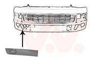 Ventilatiegrille, bumper VAN WEZEL, Inbouwplaats: Rechts voor, u.a. für VW