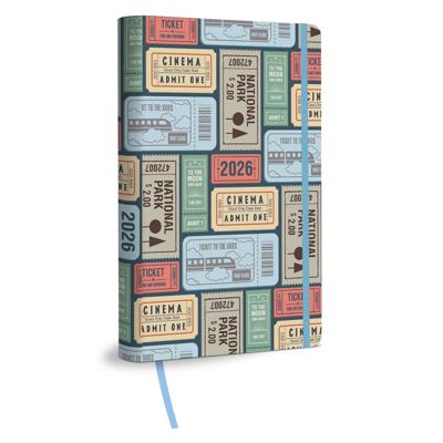 16-maanden Agenda Vintage Tickets 2026