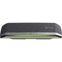 HP Poly Sync 40+ Conferentietelefoon Bluetooth Bluetooth, Ruisreductie, Geschikt voor bijv. Microsoft Teams, Zoom, Handsfree Zwart, Zilver