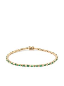 Suzanne Kalan bracelet en or 18ct serti d'émeraudes - Vert