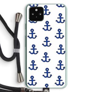 Ankers: Pixel 5a 5G Transparant Hoesje met koord