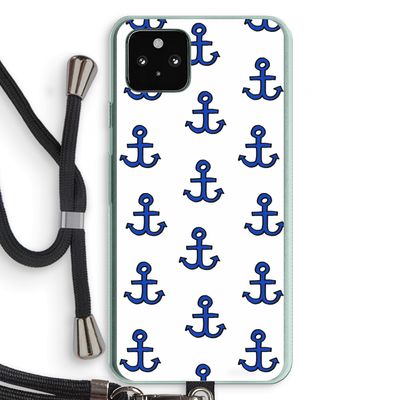 Ankers: Pixel 5a 5G Transparant Hoesje met koord