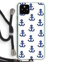 Ankers: Pixel 5a 5G Transparant Hoesje met koord