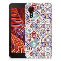 Samsung Galaxy Xcover 5 | TPU | Siliconen hoesje | Tiles Color