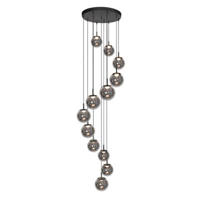 Steinhauer Vide hanglampBollique zwart 12-lichts - 4195ZW