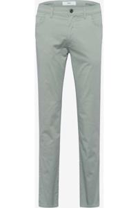 Brax Regular Fit Five-Pocket-Broek groen, Effen