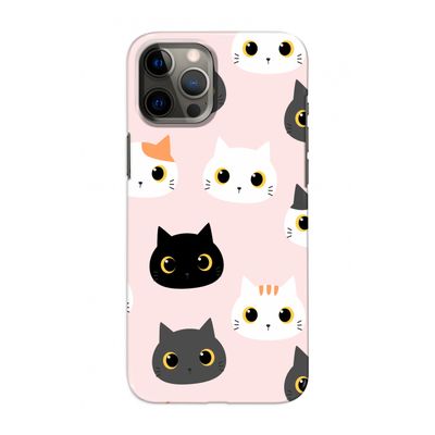 Katten: Volledig geprint iPhone 12 Hoesje