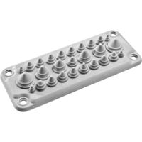 Schneider Electric NSYAECPFLT25 Kabeldoorvoering Thermoplastisch elastomeer Grijs-wit (RAL 7035) 1 stuk(s)