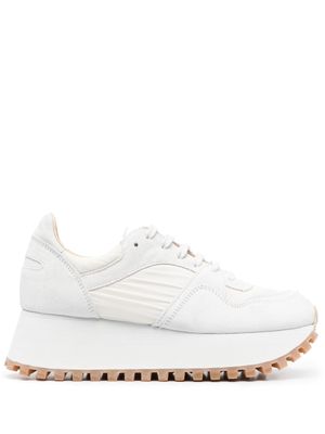 Comme Des Garçons Comme Des Garçons x Spalwart baskets à plateforme - Blanc