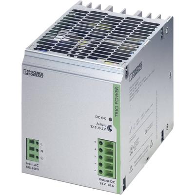 Phoenix Contact 2866381 DIN-rail netvoeding 24 V/DC 20 A 480 W Aantal uitgangen:1 x Inhoud 1 stuk(s)