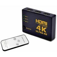 HDMI-switch 3 poorten Met afstandsbediening, 3D-weergave mogelijk 3840 x 2160 Pixel - thumbnail