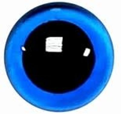 Veiligheidsoogjes Blauw Transparant