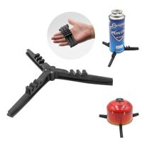Outdoor kachel platte gas tank lange gas tank basis drie-legged beugel inklapbare gascilinder beugel