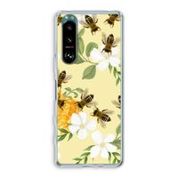 No flowers without bees: Sony Xperia 5 III Transparant Hoesje