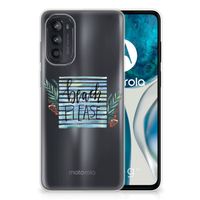 Motorola Moto G52/G82 Telefoonhoesje met Naam Boho Beach