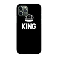 King zwart: Volledig geprint iPhone 11 Pro Hoesje