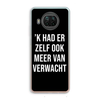 Meer verwacht - Zwart: Xiaomi Mi 10T Lite 5G Transparant Hoesje