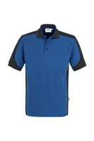 Hakro 839 Polo shirt Contrast MIKRALINAR® - Royal Blue/Anthracite - 3XL