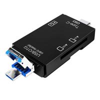 VAKOSS KAARTLEZER 6IN1 USB A / MICRO USB / USB C / SD / MICRO SD / USB TC-R425X