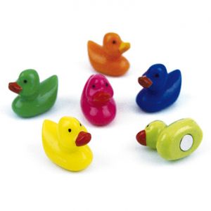 Trendform Duck koelkastmagneet Acryl Meerkleurig 6 stuk(s)