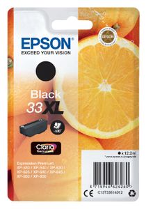 Inktcartridge Epson 33XL T3351 zwart HC