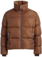 Bally doudoune à imprimé géométrique - Marron