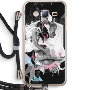 Camouflage de sommeil: Samsung Galaxy J3 (2016) Transparant Hoesje met koord