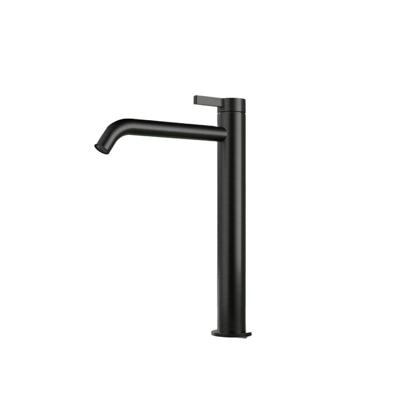 Hotbath Ace Wastafelmengkraan - hoog - opbouw - zonder waste - zwart geborsteld PVD AC003HMBP