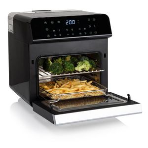 Princess 01.182085.01.001 Airfryer 1550 W Instelbare temperatuur, Timerfunctie, Heteluchtfunctie, Met display, Met kookfunctie, Met stoomkookfunctie Zwart