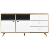 Beliani - ILION - Sideboard - Lichte houtkleur - Vezelplaat - thumbnail