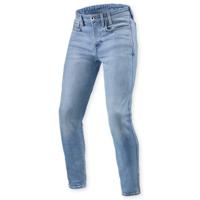 REV'IT! Piston 3 SK, Motorjeans heren, Lichtblauw lengte 32