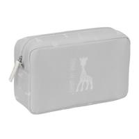 Reistasje Sophie la Girafe Lichtgrijs 28 x 16 x 9 cm