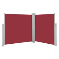 Windscherm uittrekbaar 120x600 cm rood Windscherm uittrekbaar 120x600 cm rood