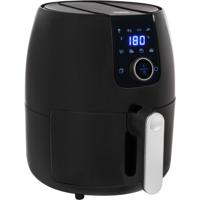 Princess 182025 aerofryer xxl heteluchtfriteuse (zwart/zilver, 4,5 liter)