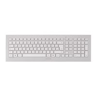 CHERRY DW 8000 toetsenbord Inclusief muis RF Draadloos QWERTY Amerikaans Engels Zilver, Wit - thumbnail