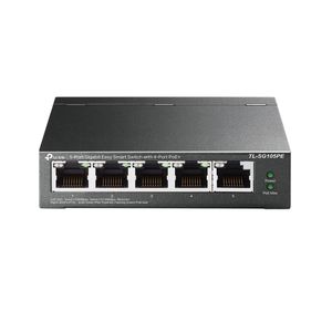 TP-LINK TL-SG105PE netwerk-switch Unmanaged L2 Gigabit Ethernet (10/100/1000) Zwart Power over Ethernet (PoE)